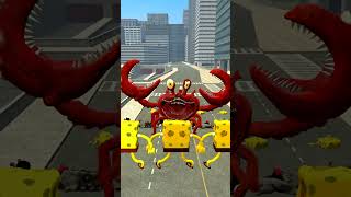 Omg  Zoochosis Infected Crab vs Spongebob SQUAREPANTS EXE Family in Garrys Mod  Who is Stronger [upl. by Raveaux]