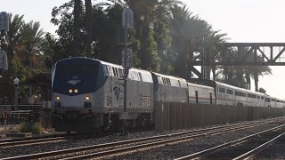 Railfanning in Fullerton CA  July 2024 [upl. by Lawlor203]