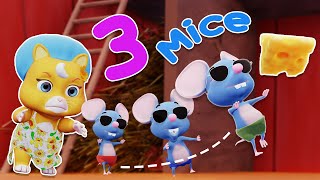 Three Blind Mice See How They Run  Nursery Rhymes amp Kids Songs  Kindergarten  Elefaanty [upl. by Groves]