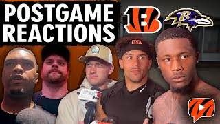 Bengals Players React After Overtime Loss to Ravens  NFL Week 5 [upl. by Staten566]