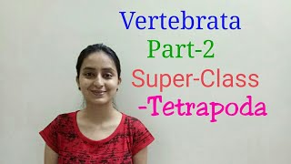 Tetrapoda  Vertebrata  Biological classification part 23  Class XILecture 51 [upl. by Becker154]