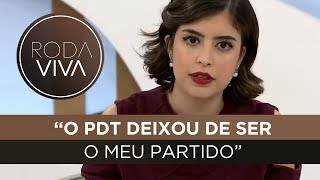 Tabata Amaral explica sua saída do PDT [upl. by Lizned]