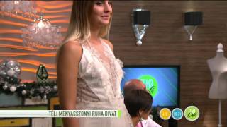 Berki ilyen menyasszonyi ruhában látná szívesen Pamelát  20151208  tv2hufem3cafe [upl. by Fogarty]