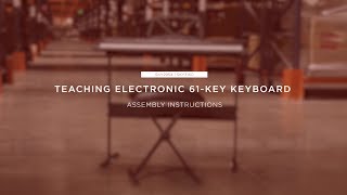 Assembly Teaching Electronic 61Key Keyboard SKY2954 SKY3160 [upl. by Druce530]