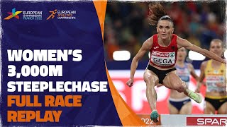 Womens 3000m Steeplechase Final  Munich 2022  Luiza Gega [upl. by Itsirhc312]