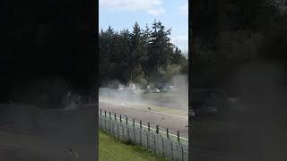 Big CRASH  Spa WEC Race crash spa wec hypercar bmw [upl. by Lemar]