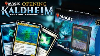 Opening Kaldheim Phantom Premonition MTG commander deck [upl. by Erminia18]