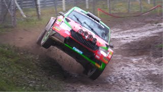 ACI Rally Monza 2023  CRASHES MISTAKES amp MUD HD [upl. by Areivax]