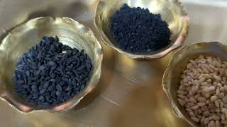 Til seseam seeds Kala til  Black seseam seeds amp Kalonji kala jeera Black Cumin seeds [upl. by Briny]