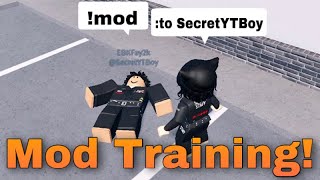 First Day as a Server Mod I Passed Their Training  Liberty County ERLC Roblox [upl. by Gyimah501]