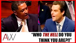 Matt Gaetz EXPLODES when woke democrat CROSSES THE LINE during a hearing [upl. by Etsirhc]