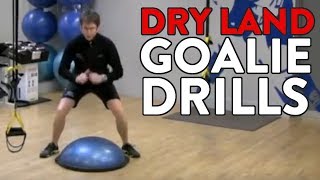 Dryland Goalie Drills That Translate Onto The Ice [upl. by Ciredec]