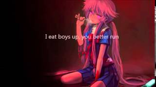 Nightcore  Cannibal Lyrics [upl. by Thevenot]