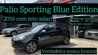 Fiat Palio Sporting Blue Edition 2016  Exclusividade na 2M Motors Vale a pena Mosca branca [upl. by Enyahc]