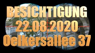 HEUTE BESICHTIGUNG 220820 Oelkersallee 37 14h wGgesucht Hamburg [upl. by Janis]