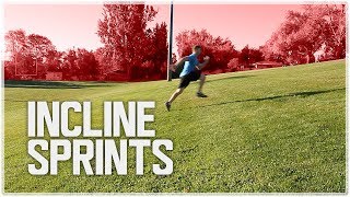 How to Run Faster w Incline Sprints  Speed Training [upl. by Charo]