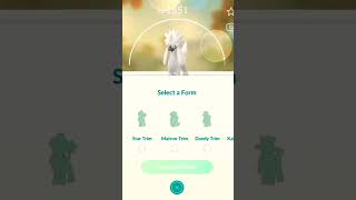 Changed Furfrou Pokemon form  Pokemon GO Gameplay on shorts [upl. by Sucram572]