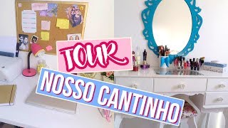 TOUR pela nossa escrivaninha e penteadeira ♡ [upl. by Alemac]