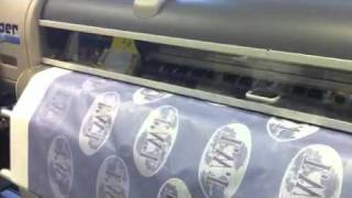 Table cloth printing [upl. by Nottirb]