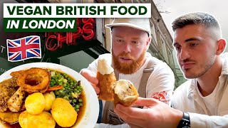 Best Places To Eat Vegan British Food In London [upl. by Atiuqihc]