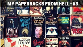 MY PAPERBACKS FROM HELL Part 3  Vintage 70s amp 80s Horror Paperbacks Werewolves Sasquatch [upl. by Larimore]