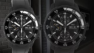 IWC Aquatimer PVD Special Edition Chronograph Mens Watch IWC376705  SwissWatchExpo [upl. by Neevan870]