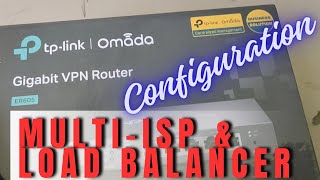 Configuring TPLink Omada ER605 Gigabit VPN Router to accept Dual ISP  School Intenet System Project [upl. by Llenol753]