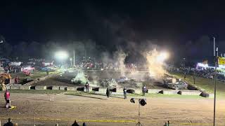 Renfrew fair demolition derby 8 cylinder heat 2024 [upl. by Sirovart]