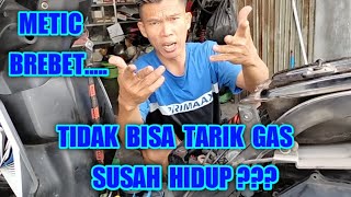 🇮🇩CARA MEMPERBAIKI MOTOR BREBET TIDAK BISA DITARIK GAS🇮🇩 [upl. by Aveer677]