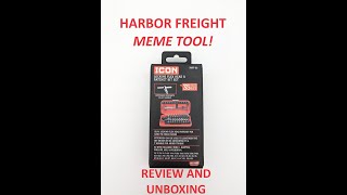 ICON MEME TOOL Harbor Freights flagship tool and diminishing returns [upl. by Gnoc]