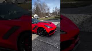 TORCH RED CORVETTE ZR1exploreviralcartokviralshortszr1corvettesupercharged [upl. by Kirsti]