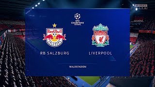 Red Bull Salzburg vs Liverpool  Champions League 2019 Gameplay [upl. by Frey]