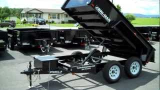 BriMar DTR610LP7 6 X 10 Low Profile Rascal Dump Trailer  TrailerEnterprisescom [upl. by Alokin]