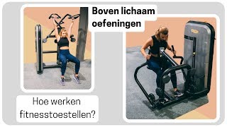 Hoe gebruik je fitnesstoestellen Arm en borstoefeningen uitgelegd [upl. by Sirod896]