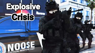 Explosive Crisis  GTA 5 Machinima Swat Movie 4K  Rockstar Editor [upl. by Nialb]