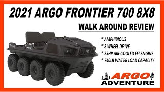 2021 ARGO FRONTIER 700 8X8 MODEL REVIEW  ARGO ADVENTURE [upl. by Ibot]