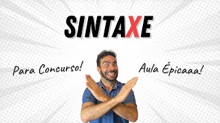 SINTAXE  Entenda de uma vez por todas [upl. by Meda]