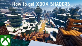 How To Get PBR SHADERS Working On Your XBOX XS  Minecraft Bedrock Edition  2024 [upl. by Nonie]