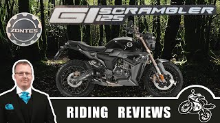 Zontes ZT125G1 scrambler Review [upl. by Southworth]