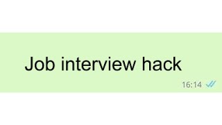 Sales job interview hack [upl. by Aviv]