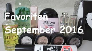 September Favoriten 2016 [upl. by Pendleton388]