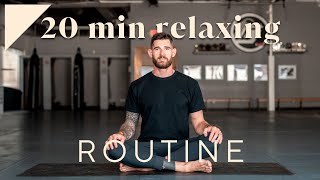 20 Minute Relaxing Yoga with Breathing Exercises  Breathe and Flow Yoga [upl. by Cerell]