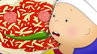 Caillou and the Giant Pizza  Caillou Cartoon [upl. by Adaline778]