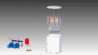 New self cleaning coaxial evaporator Hitema from 3kW to 100kW [upl. by Gally]