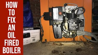 How to fix an Oil fired central heating boiler [upl. by Schreib914]