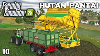 NEW CROP TYPE SPINNACH HARVESTING 25 Hutan Pantai FS25 Ep 10 [upl. by Zhang]