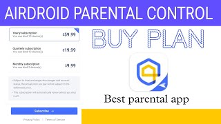 Airdroid parental control App recharge buy… [upl. by Rowen]