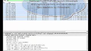 NetScanTools Pro v11  Packet Generator sending RARP packets [upl. by Oizirbaf]