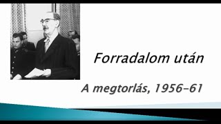 Sorsfordulóksorsfordítók 1956 a megtorlás  Rainer M János előadása [upl. by Anael]