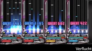 beatmaniaIIDX 22 PENDUAL Verflucht Difficulty Comparison †LEGGENDARIA→Normal [upl. by Gnilyarg]